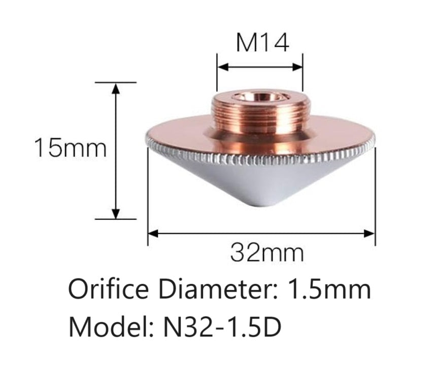 32mm Nozzle Double Layer - Pack of 10